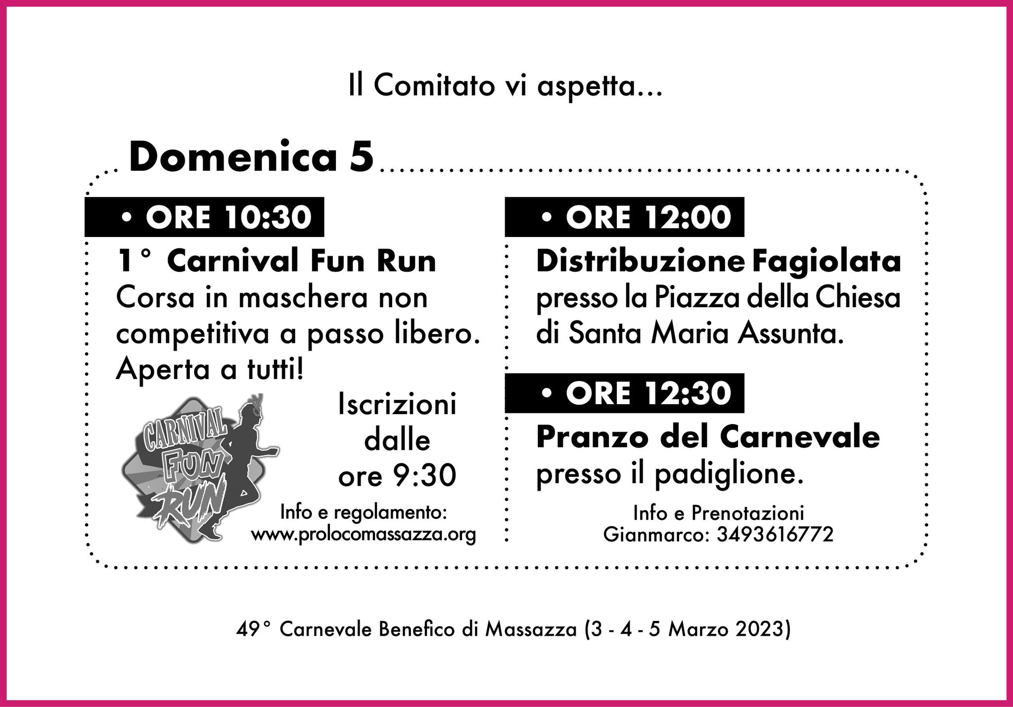 Carnevale 2023 - Domenica