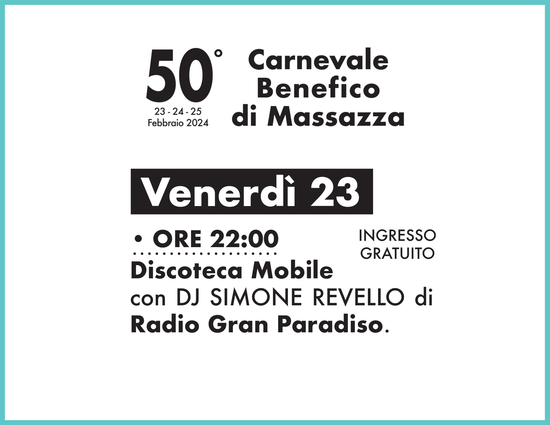 Carnevale 2024 - Venerdì